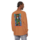 CAM Unisex Garment-dyed Long Sleeve T-Shirt-25