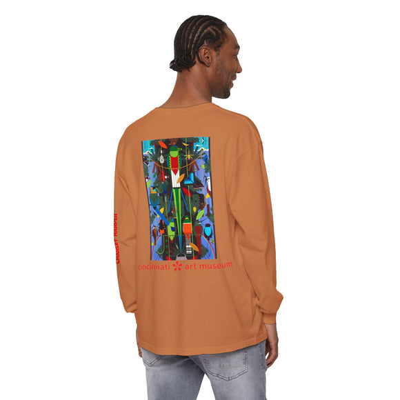 CAM Unisex Garment-dyed Long Sleeve T-Shirt