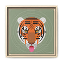 Cool Carnivore Charley Harper Giclee Framed Stretched On Canvas Print-37