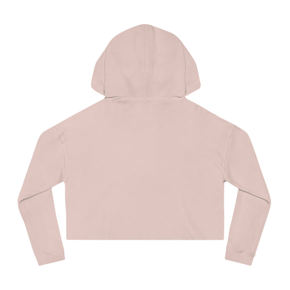 Edie Harper Kitten ’n Knittin’ Cropped Hoodie Hooded Sweatshirt