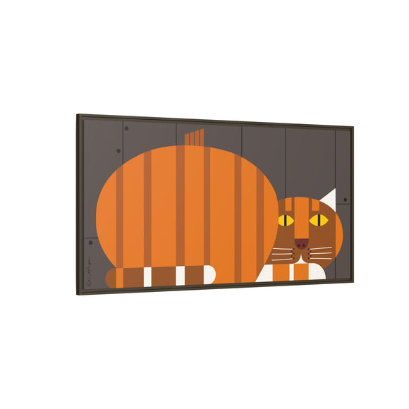 Peepkin Edie Harper Framed Giclee Print Stretched On Canvas
