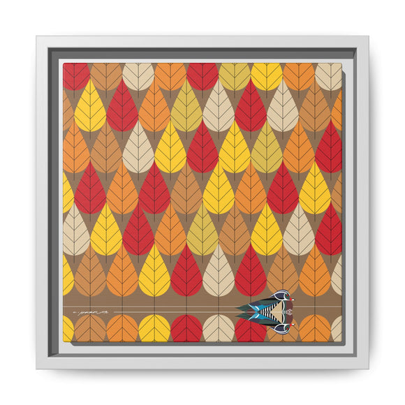 Octoberama Charley Harper Framed Giclee Print Stretched On Canvas