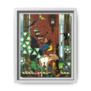 Charley Harper Sierra Range—National Park Service Commission 1990 Framed Giclee Wrapped Canvas Wall Art-9