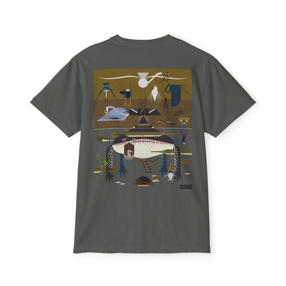 Everglades badge 2 Unisex Garment-Dyed Pocket T-Shirt