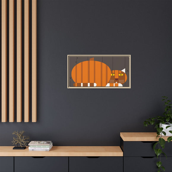 Peepkin Edie Harper Framed Giclee Print Stretched On Canvas