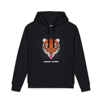 Cool Carnivore Charley Harper Unisex Organic Side Pocket Sounder Hoodie