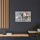 Winter Charley Harper Framed Giclee Print Stretched On Canvas-34