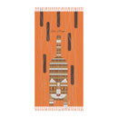 Edie Harper Cat with Nine Tail Design Boho Beach Blanket-2