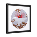 B-r-r-r-r-rdbath Charley Harper Framed Giclee Print on Stretched Canvas-34