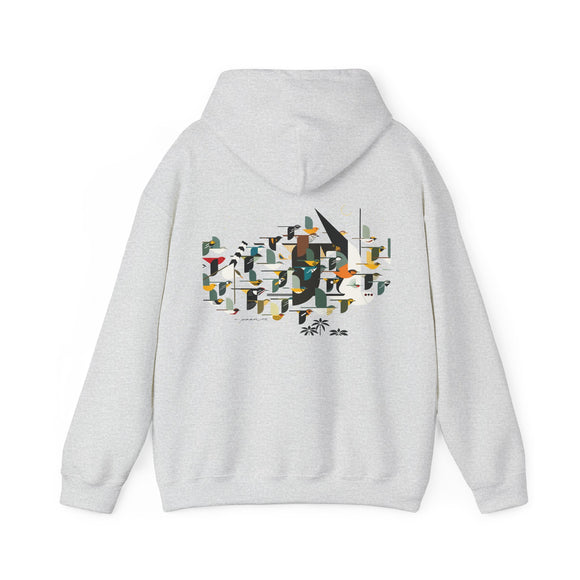 Charley Harper Mystery Of The Missing Migrants Unisex Heavy Blend™ Hooded Sweatshirt