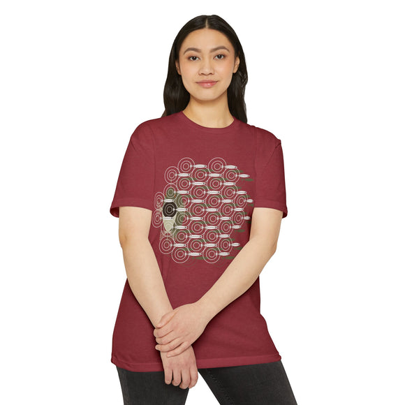 Charley Harper Skipping School Unisex CVC Jersey T-shirt