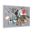 Winter Charley Harper Framed Giclee Print Stretched On Canvas-41