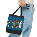 Charley Harper Missing Migrant Tote Bag Art, Birdwatcher Gift, Eco-Friendly Grocery Bag, Nature Lover,-5