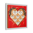 Vowlentine Charley Harper Framed Giclee Print on Stretched Canvas-29
