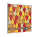 Octoberama Charley Harper Framed Giclee Print Stretched On Canvas-132