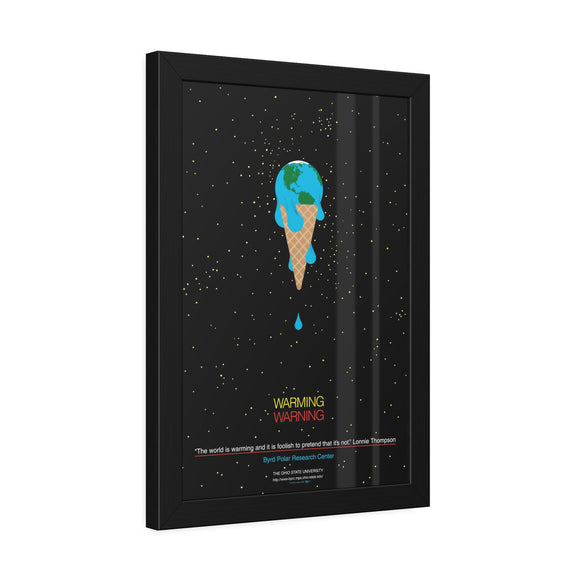 Warming Warning Charley Harper Pinewood Framed Posters