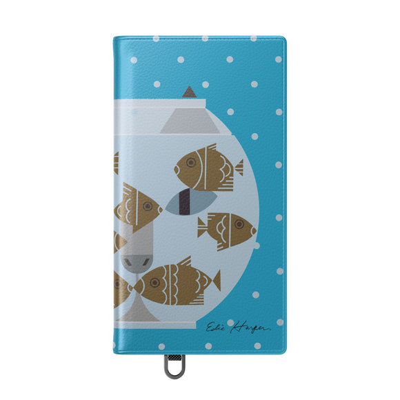 Edie Harper Fishful Thinking Phone Folio Iphone and Galaxy