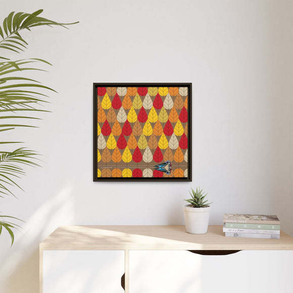 Octoberama Charley Harper Framed Giclee Print Stretched On Canvas