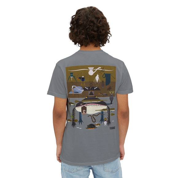 Everglades badge 2 Unisex Garment-Dyed Pocket T-Shirt