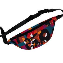 Edie Harper Crazy Cat Crazy Quilt Fanny Pack