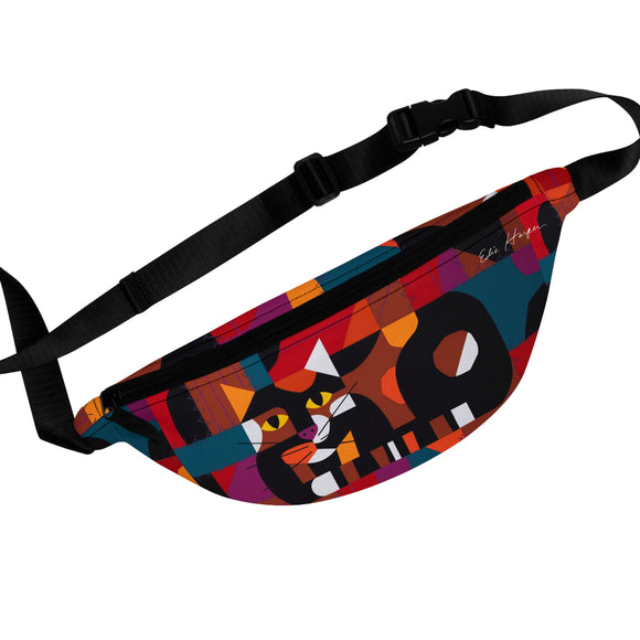Edie Harper Crazy Cat Crazy Quilt Fanny Pack