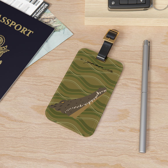 Everglades graphic design Luggage Tag