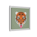 Cool Carnivore Charley Harper Giclee Framed Stretched On Canvas Print-96