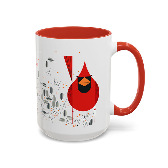 CAM BRANDED CARDINAL Accent Coffee Mug 15oz