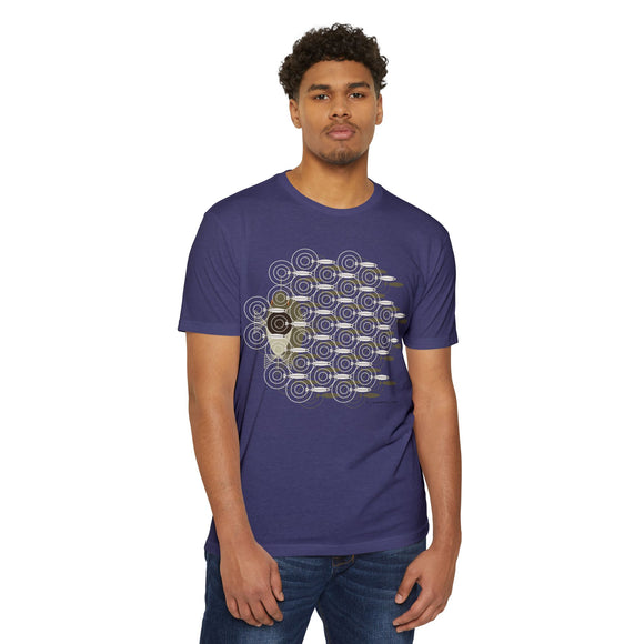 Charley Harper Skipping School Unisex CVC Jersey T-shirt