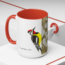 Yellow-Bellied Sapsucker Charley Harper Art Studio Classic Accent Mug 15oz-12