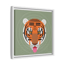 Cool Carnivore Charley Harper Giclee Framed Stretched On Canvas Print-57