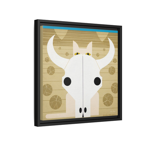 Cat Carson Western Scout Edie Harper Framed Giclee Print Stretched On Canvas