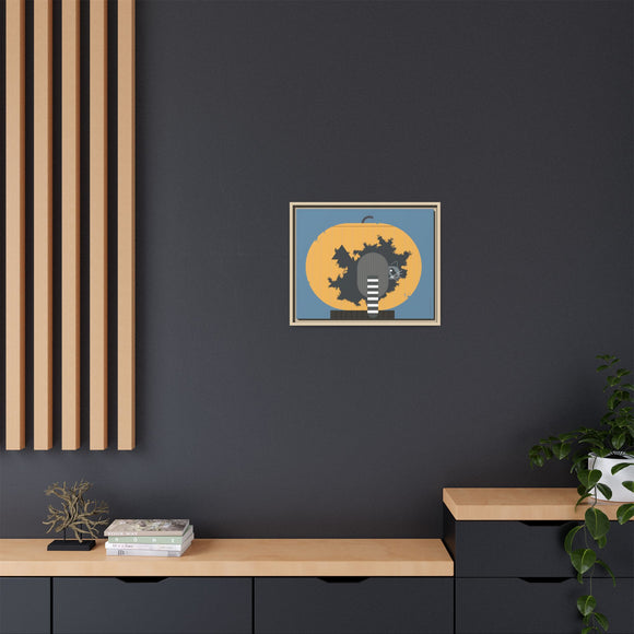Racc-O-Lantern Charley Harper Framed Giclee Print Stretched On Canvas