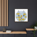 Fishful Thinking Edie Harper Framed Giclee Print on Stretched Canvas-58