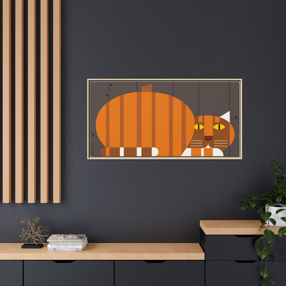 Peepkin Edie Harper Framed Giclee Print Stretched On Canvas