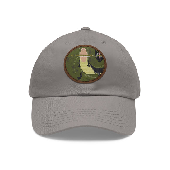 Charley Harper Florida Everglades Chino Twill Hat with Leather Style Patch (Round)
