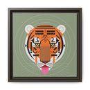 Cool Carnivore Charley Harper Giclee Framed Stretched On Canvas Print-17
