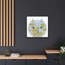Fishful Thinking Edie Harper Framed Giclee Print on Stretched Canvas-91
