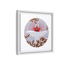 B-r-r-r-r-rdbath Charley Harper Framed Giclee Print on Stretched Canvas-67
