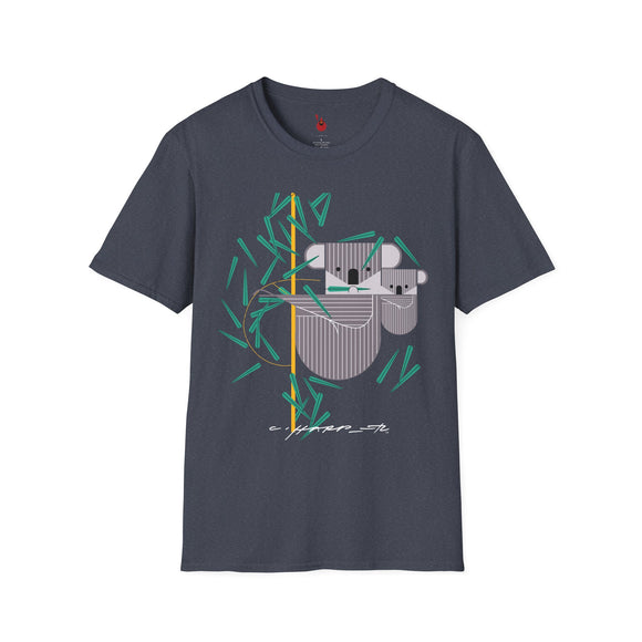 Charley Harper Koal Koala Unisex Softstyle T-Shirt
