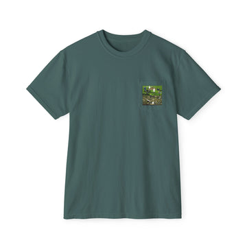Everglades badge 4 Unisex Garment-Dyed Pocket T-Shirt - 0
