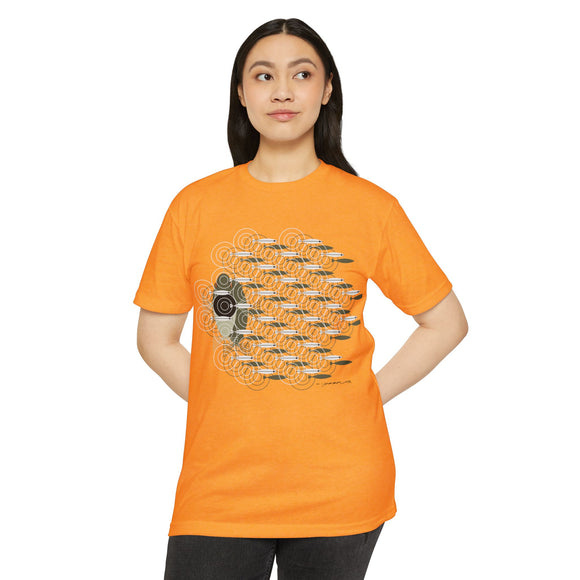 Charley Harper Skipping School Unisex CVC Jersey T-shirt