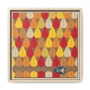 Octoberama Charley Harper Framed Giclee Print Stretched On Canvas-38