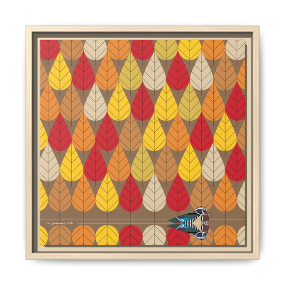 Octoberama Charley Harper Framed Giclee Print Stretched On Canvas