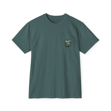 Everglades badge 3  Unisex Garment-Dyed Pocket T-Shirt - 0