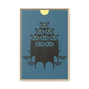 Raccpack Charley Harper Framed Giclee Print on Stretched Canvas-23