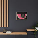 Watermelon Moon Charley Harper Framed Giclee Print on Matte Canvas-58