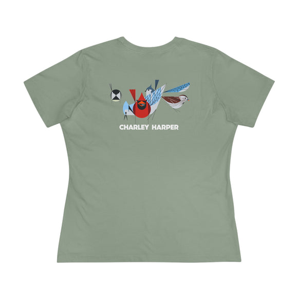 Bird Feeder's Charley Harper Women's Cotton Tee