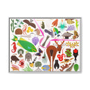 Charley Harper Florida Keys Framed Giclee On Canvas Wall Art-3