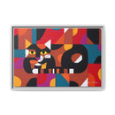 Crazy Cat Crazy Quilt Edie Harper Framed Giclee Print Stretched On Canvas-12
